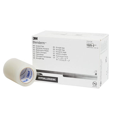 3M™ Blenderm™ Plastic Medical Tape, 2 Inch x 5 Yard, Transparent, 1 Box of 6 (General Wound Care) - Img 1