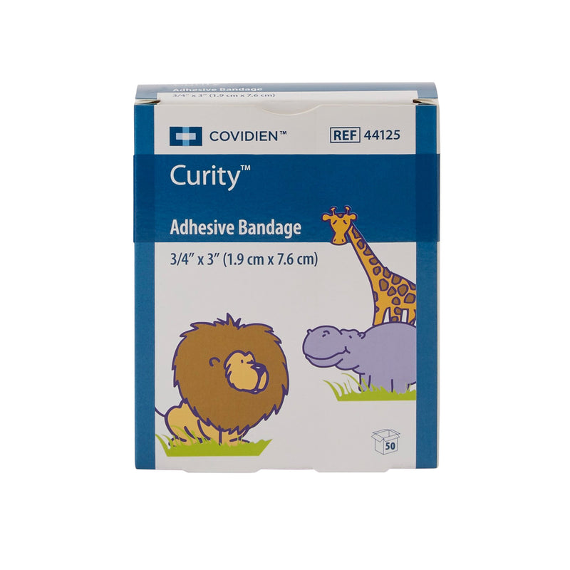 Curity™ Zoo Design Adhesive Strip, ¾ x 3 Inch, 1 Case of 24 (General Wound Care) - Img 2