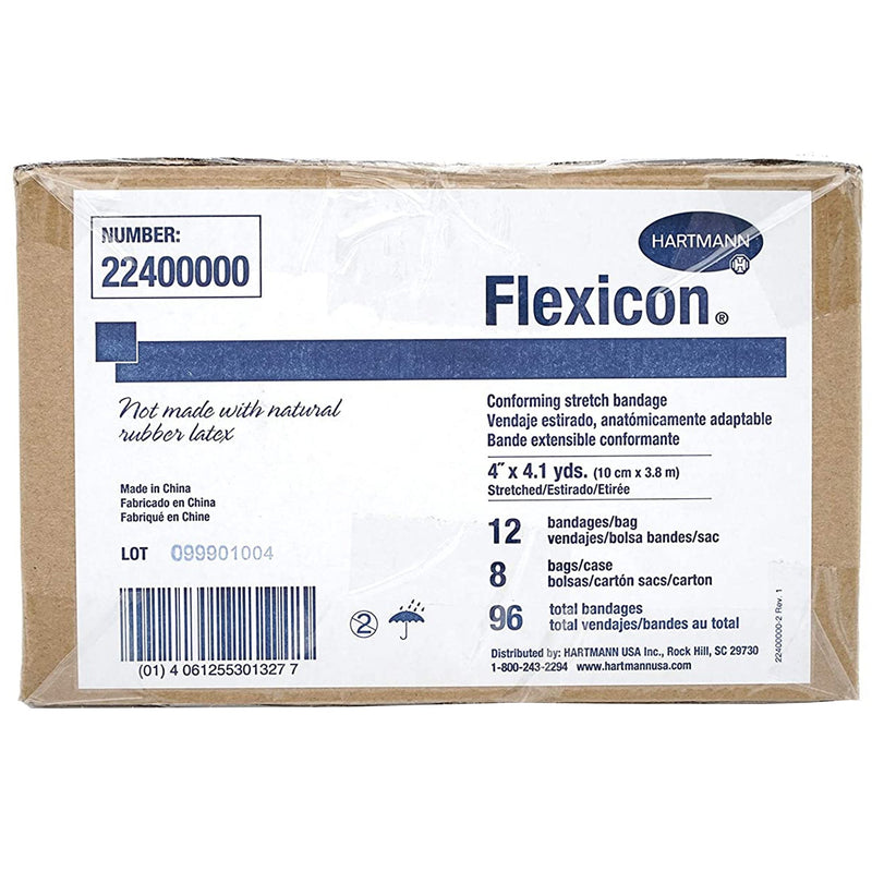 Flexicon® NonSterile Conforming Bandage, 4 Inch x 4-1/10 Yard, 1 Bag of 12 (General Wound Care) - Img 3