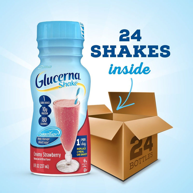 Glucerna® Shake Strawberry Oral Supplement, 8 oz. Bottle, 1 Each (Nutritionals) - Img 5