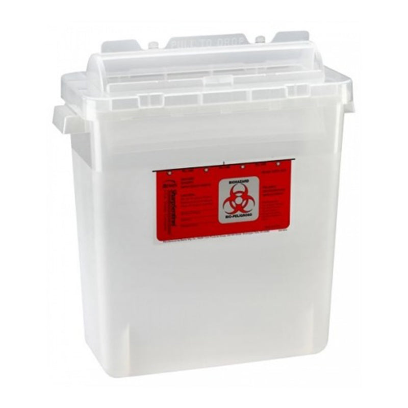 Bemis™ Sentinel Multi-purpose Sharps Container, 1-1/4 Gallon, 10 x 5-1/4 x 11 Inch, 1 Case of 32 () - Img 1