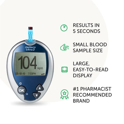 METER, BLOOD GLUCOSE ONETOUCH ULTRA 2 (4/CS) (Diabetes Monitoring) - Img 6