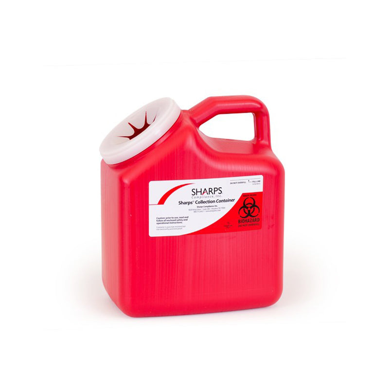 The Sharps Disposal By Mail System® PRO-TEC® Mailback Sharps Collector, 2 Gallon, 11 x 6 x 9 Inch, 1 Each () - Img 3