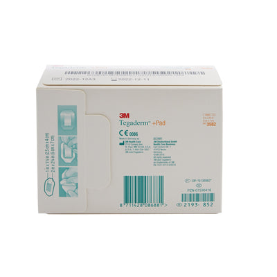 3M™ Tegaderm™ Film Dressing with Pad, 2 x 2-3/4 Inch, 1 Box of 50 () - Img 4