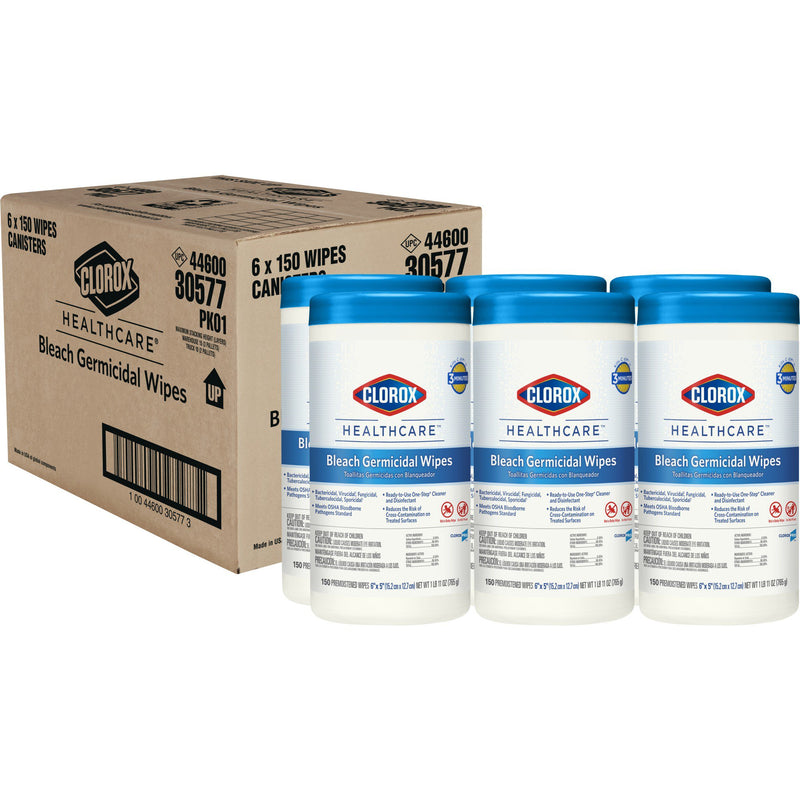 Clorox Healthcare® Surface Disinfectant Cleaner, 150 Wipes per Canister, 1 Pack (Cleaners and Disinfectants) - Img 5