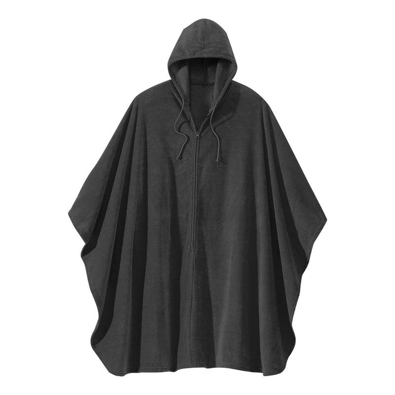 Silverts® Wheelchair Cape with Hood, Black, 1 Each (Capes and Ponchos) - Img 1