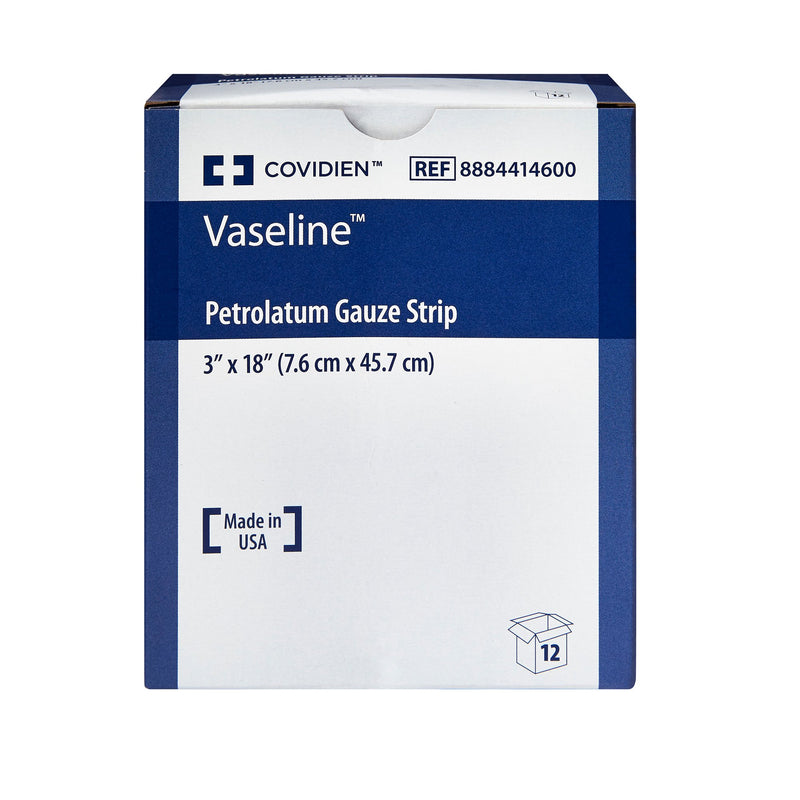 Vaseline® Petrolatum Impregnated Dressing, 3 x 18 Inch, 1 Dozen (Advanced Wound Care) - Img 2