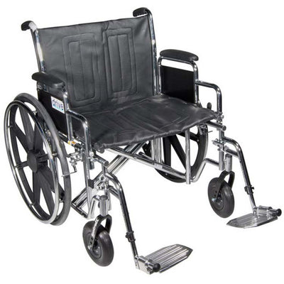 drive™ Sentra EC HD Bariatric Wheelchair, 24-Inch Seat Width, 1 Each (Mobility) - Img 1