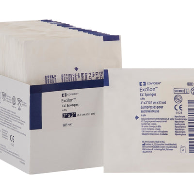 Excilon™ I.V. / Drain Split Dressing, 2 x 2 inch, 1 Carton of 35 (General Wound Care) - Img 1