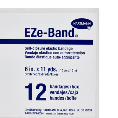 EZe-Band® LF Double Hook and Loop Closure Elastic Bandage, 6 Inch x 11 Yard, 1 Each (General Wound Care) - Img 2