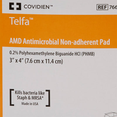 Telfa™ Impregnated Antimicrobial Dressing, 3 x 4 Inch, 1 Case of 900 (General Wound Care) - Img 4