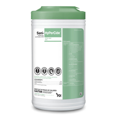 WIPE, GERMICIDAL SANIHYPERCIDE65 XLG (6/CS) (Cleaners and Disinfectants) - Img 1