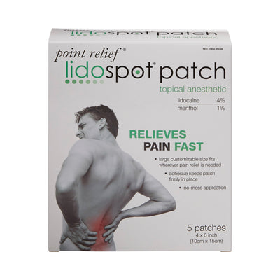 LidoSpot® Topical Pain Relief, 1 Pack of 5 (Over the Counter) - Img 3