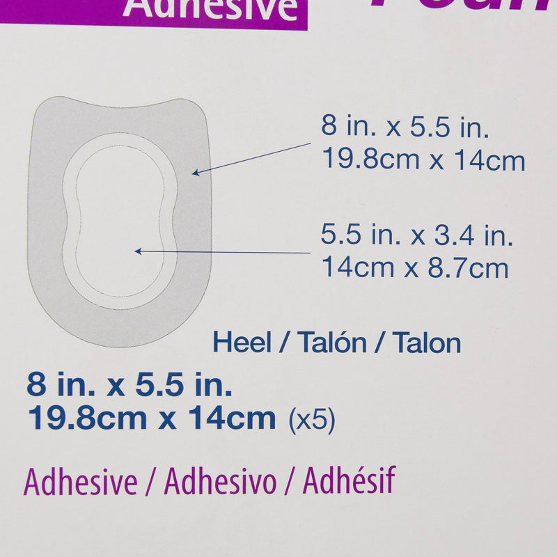 Aquacel® Silicone Adhesive with Border Silicone Foam Dressing, 5½ x 8 Inch, 1 Each (Advanced Wound Care) - Img 6