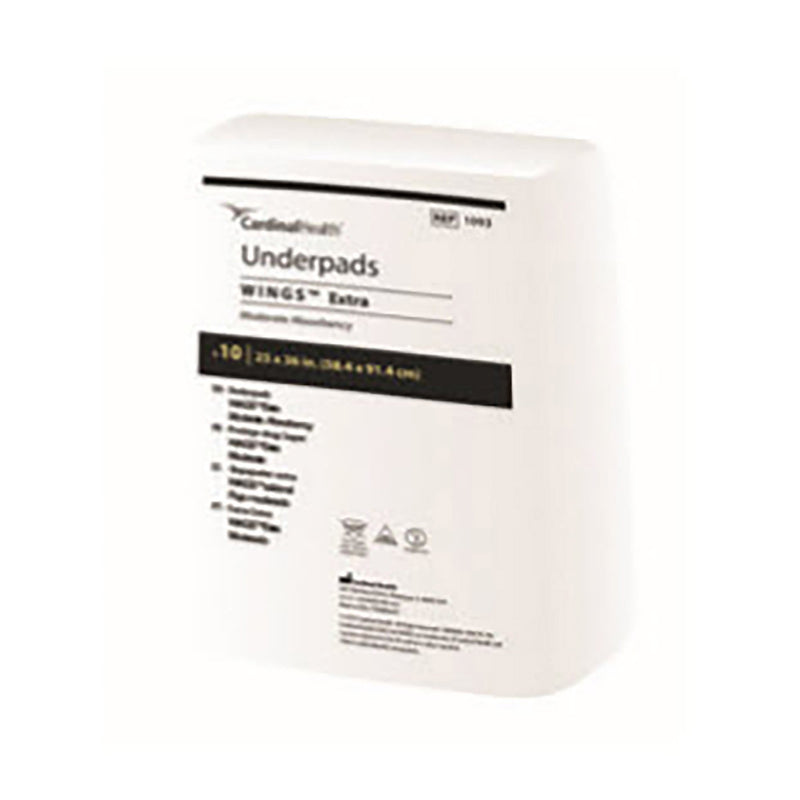 Simplicity Basic Underpad, Disposable, Light Absorbency, 23 X 36 Inch, 1 Case of 150 (Underpads) - Img 1