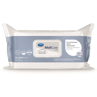 MoliCare® Scented Skin Washcloths, Soft Pack, 1 Pack of 48 (Skin Care) - Img 1