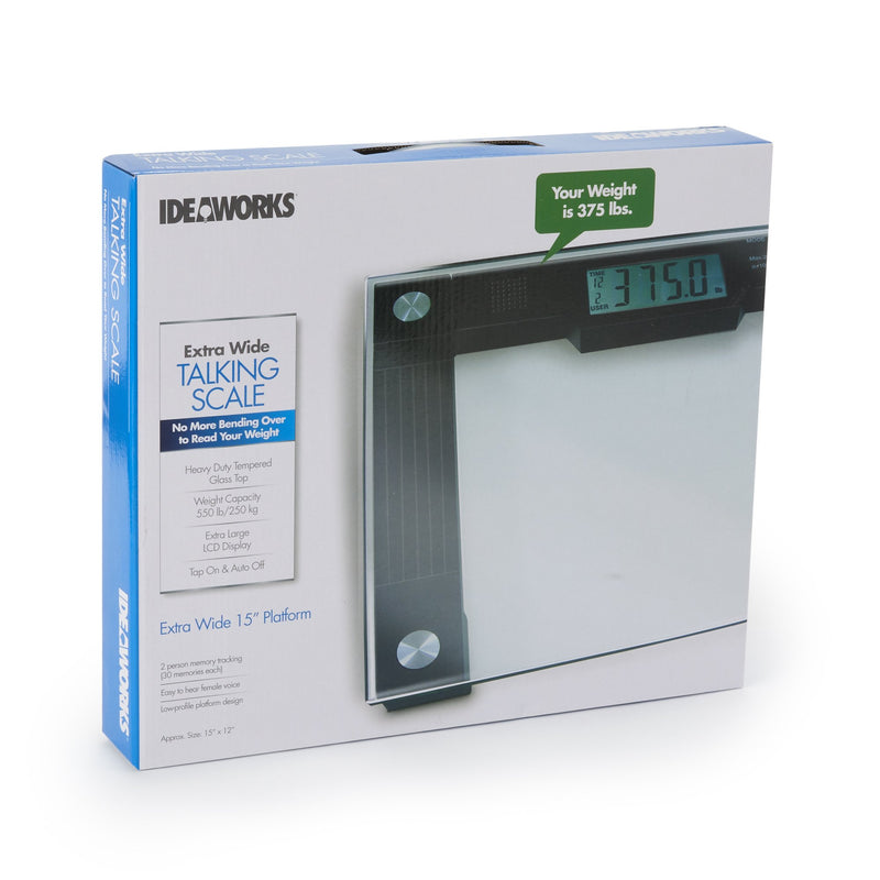 Ideaworks® Extra Wide Talking Scale, 1 Each (Scales and Body Composition Analyzers) - Img 1