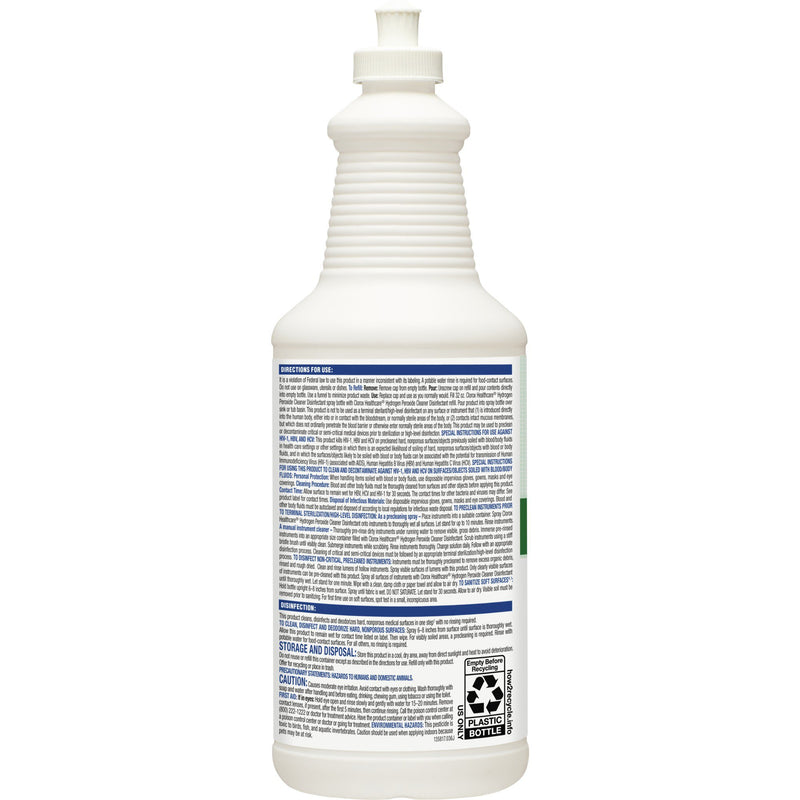 DISINFECTANT, CLOROX HYDROGEN PEROXIDE PULL TOP 32OZ (6BT/CS (Cleaners and Disinfectants) - Img 3