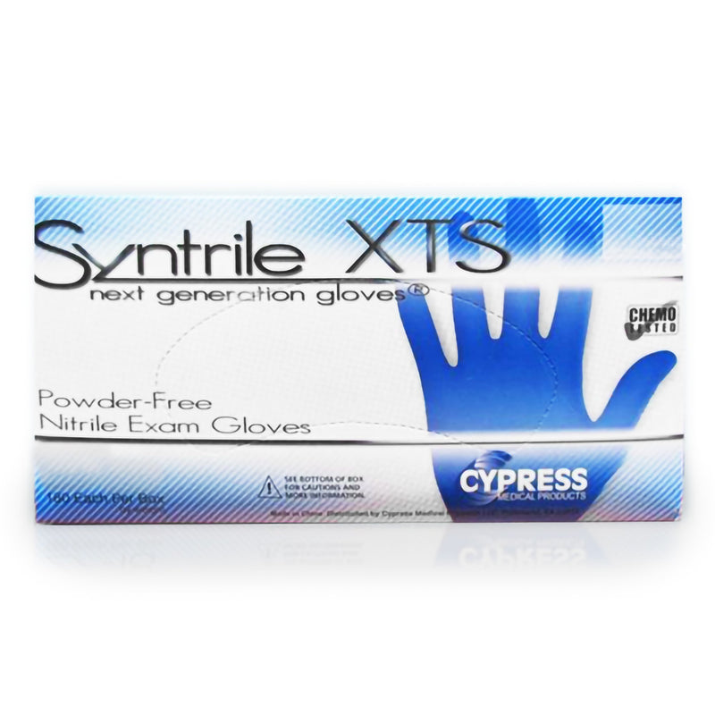 Syntrile® XTS Nitrile Standard Cuff Length Exam Glove, Small, Blue, 1 Case of 2000 () - Img 1