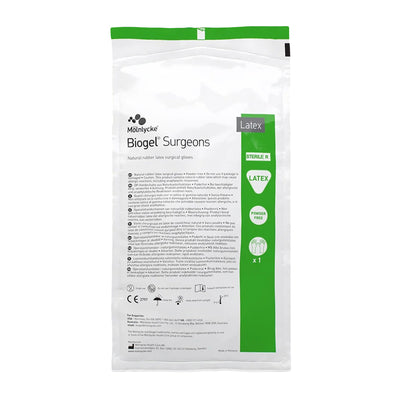 Biogel® Surgeons Latex Surgical Glove, Size 8, Straw Color, 1 Pair () - Img 1