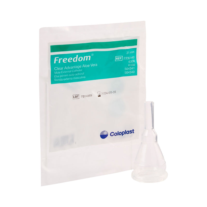 Coloplast Clear Advantage® Male External Catheter, Intermediate, 1 Case of 100 (Catheters and Sheaths) - Img 1