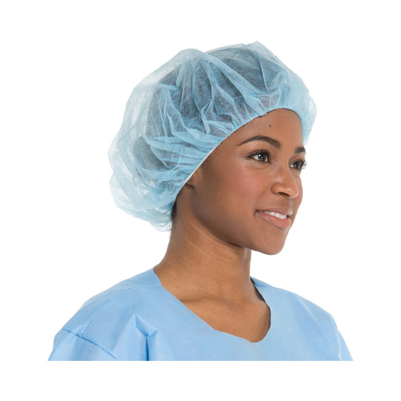 Halyard® Spunbound Bouffant Cap, Large, 1 Box of 100 (Surgical Headcovers) - Img 1