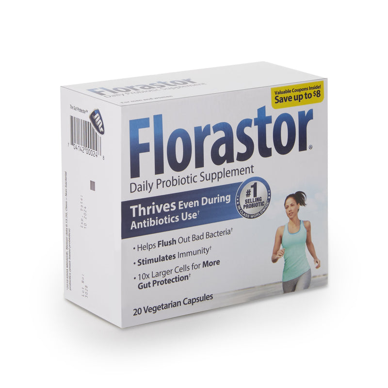 Florastor® Probiotic Dietary Supplement, 1 Box of 20 (Over the Counter) - Img 1