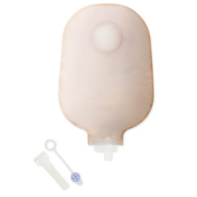 New Image™ Two-Piece Drainable Transparent Urostomy Pouch, 9 Inch Length, 2¼ Inch Flange, 1 Box of 10 (Ostomy Pouches) - Img 3