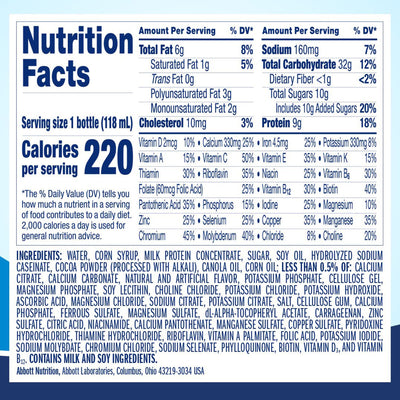 Ensure® Compact Therapeutic Nutrition Shake, Chocolate, 1 Case of 24 (Nutritionals) - Img 2
