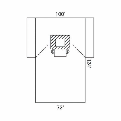 Halyard Sterile Chest Surgical Drape, 100 W x 72 W x 124 L Inch, 1 Each (Procedure Drapes and Sheets) - Img 1