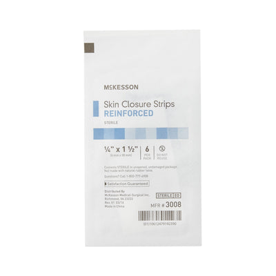 McKesson Skin Closure Reinforced Strip, ¼ X 1½ Inch, 1 Box of 50 (Skin Closure Strips) - Img 5