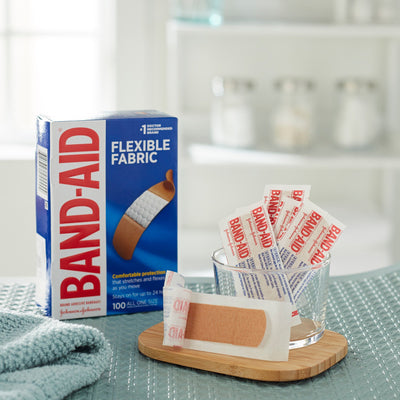 Band-Aid® Flexible Fabric Tan Adhesive Strip, 1 x 3 Inch, 1 Case of 1200 (General Wound Care) - Img 6