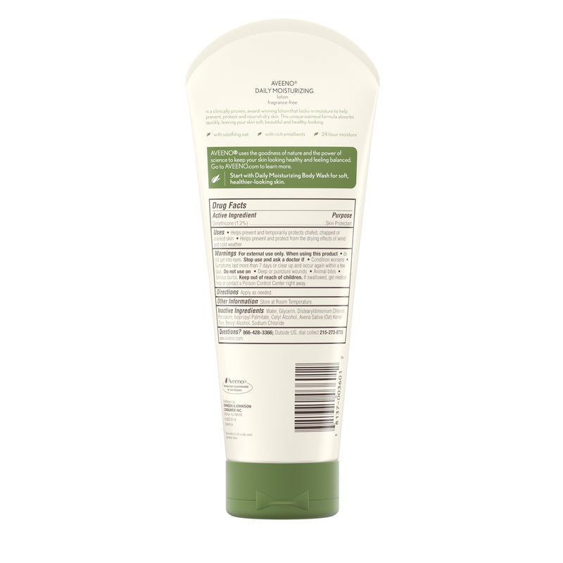 Aveeno® Daily Moisturizing Body Lotion, 8 oz. Tube, 1 Case of 12 (Skin Care) - Img 2