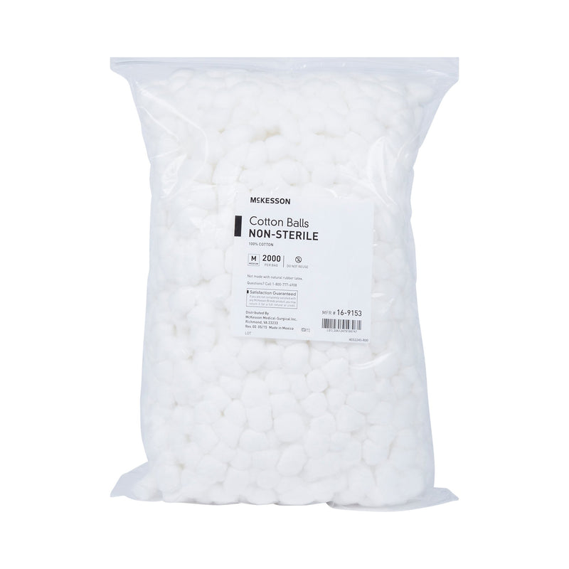 McKesson Medium Cotton Ball, 1 Bag of 2000 (General Wound Care) - Img 4
