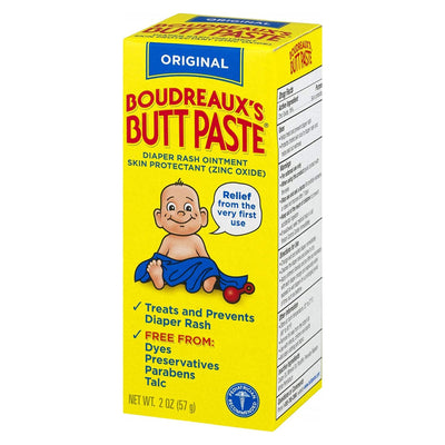 Boudreaux's Original Butt Paste Diaper Rash Treatment, 16% Zinc Oxide, 2 oz Tube, Scented, 1 Each (Skin Care) - Img 3