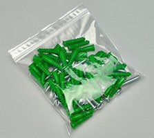 Clear Line Zip Closure Bag, 1 Pack of 100 (Bags) - Img 1