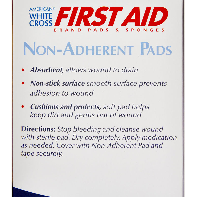 American® White Cross Non-Adherent Dressing, 2 x 3 Inch, 1 Case of 1200 (General Wound Care) - Img 4