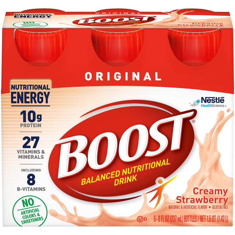 Boost® Original Strawberry Oral Supplement, 8 oz. Bottle, 1 Case of 24 (Nutritionals) - Img 1