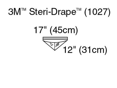 3M™ Steri-Drape™ Sterile Irrigation Pouch Surgical Drape, 17 W x 11 L Inch, 1 Box of 10 (Procedure Drapes and Sheets) - Img 1