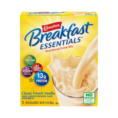 Carnation Breakfast Essentials® Vanilla Oral Supplement, 1.26 oz. Packet, 1 Box of 10 (Nutritionals) - Img 7