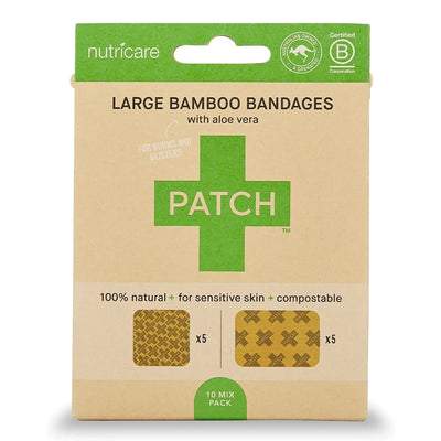 Patch™ Adhesive Strip with Aloe Vera, 2 x 3 Inch / 3 x 3 Inch, 1 Pack (General Wound Care) - Img 1