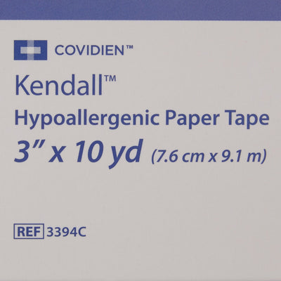 Kendall™ Hypoallergenic Paper Medical Tape, 3 Inch x 10 Yard, White, 1 Box of 4 (General Wound Care) - Img 4