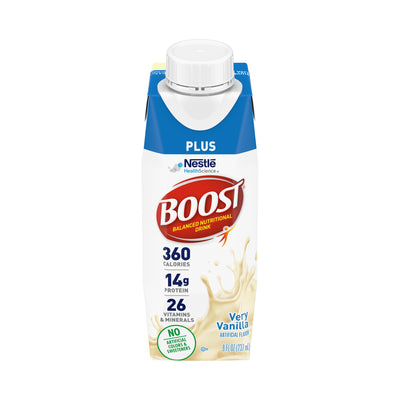 Boost Plus® Vanilla Oral Supplement, 8 oz. Carton, 1 Each (Nutritionals) - Img 1