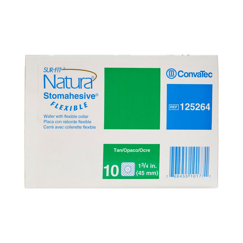 Sur-Fit Natura® Colostomy Barrier With Up to 1-1¼ Inch Stoma Opening, Tan, 1 Each (Barriers) - Img 4