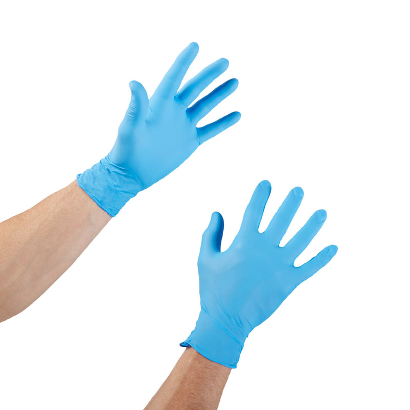 McKesson Confiderm® 3.8 Nitrile Exam Glove, Medium, Blue, 1 Box of 100 () - Img 9