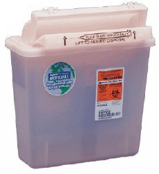 Renewables™ In-Room™ Multi-purpose Sharps Container, 1-1/4 Gallon, 12½ x 5½ x 10¾ Inch, 1 Case of 20 () - Img 1