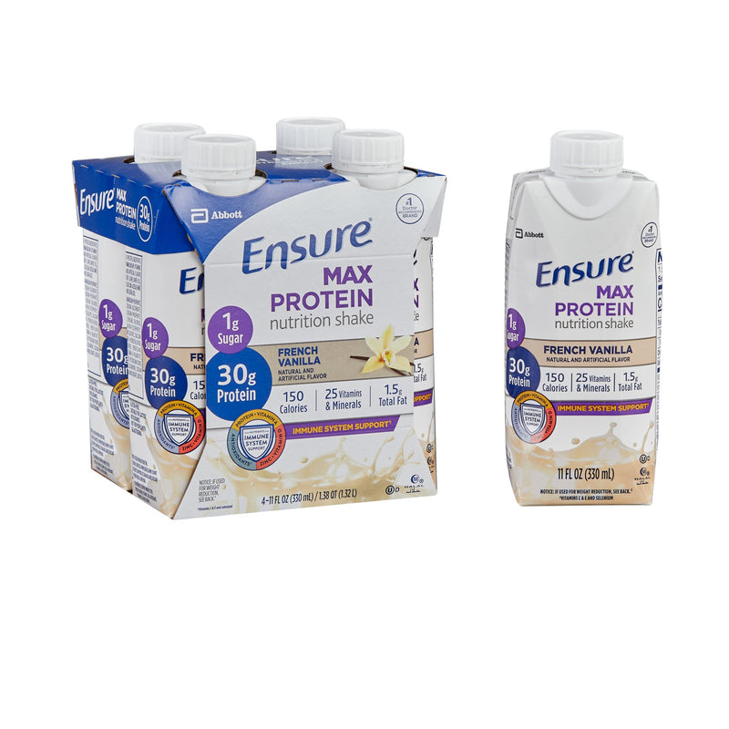 Ensure® Max Protein Nutrition Shake, Vanilla, 1 Case of 12 (Nutritionals) - Img 1