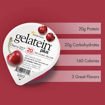 Gelatein® Plus Cherry Oral Supplement, 4 oz. Cup, 1 Case of 36 (Nutritionals) - Img 5