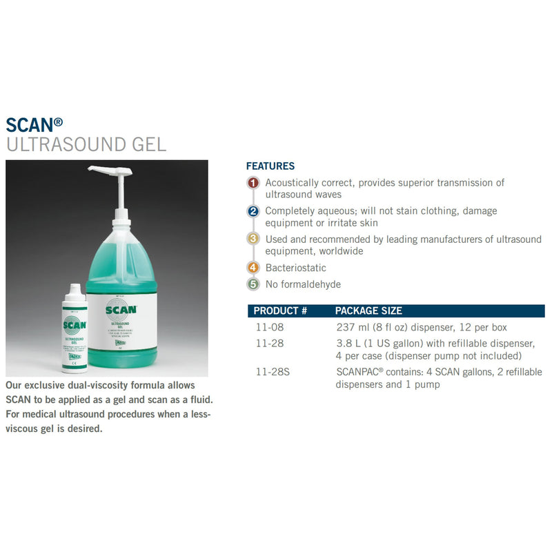 Scan® Scanpac® Ultrasound Gel, 1 Each (Conductive Gel and Cream) - Img 3