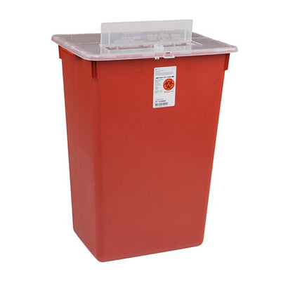 Sharps-A-Gator™ Multi-purpose Sharps Container, 10 Gallon, 15½ x 21½ x 12 Inch, 1 Each () - Img 1